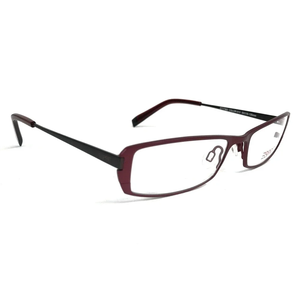 Esprit Eyeglasses Frames ET17363 513 Burgundy Gray Rectangle Full Rim 50-16-135